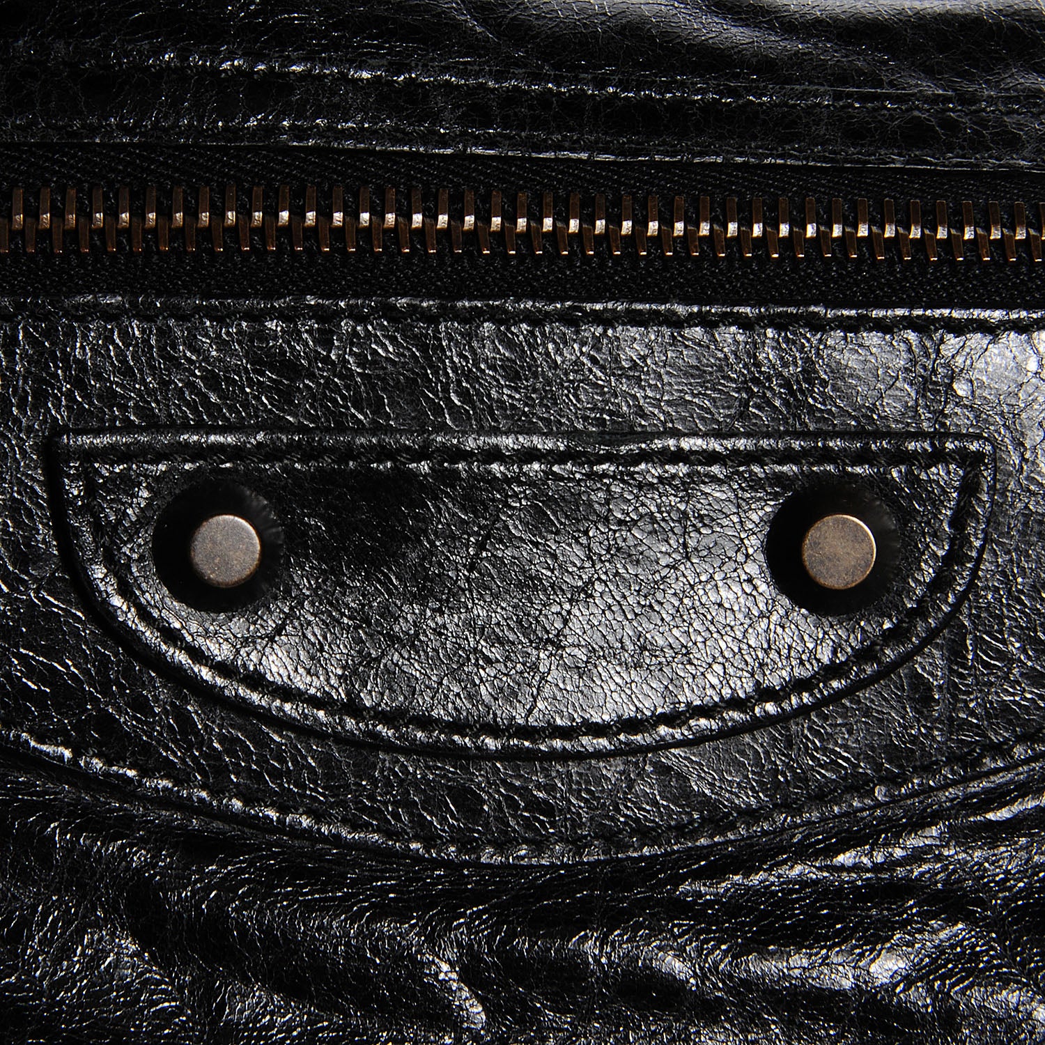 Balenciaga Agneau Classic Hardware Step Bag Black 8 of 15