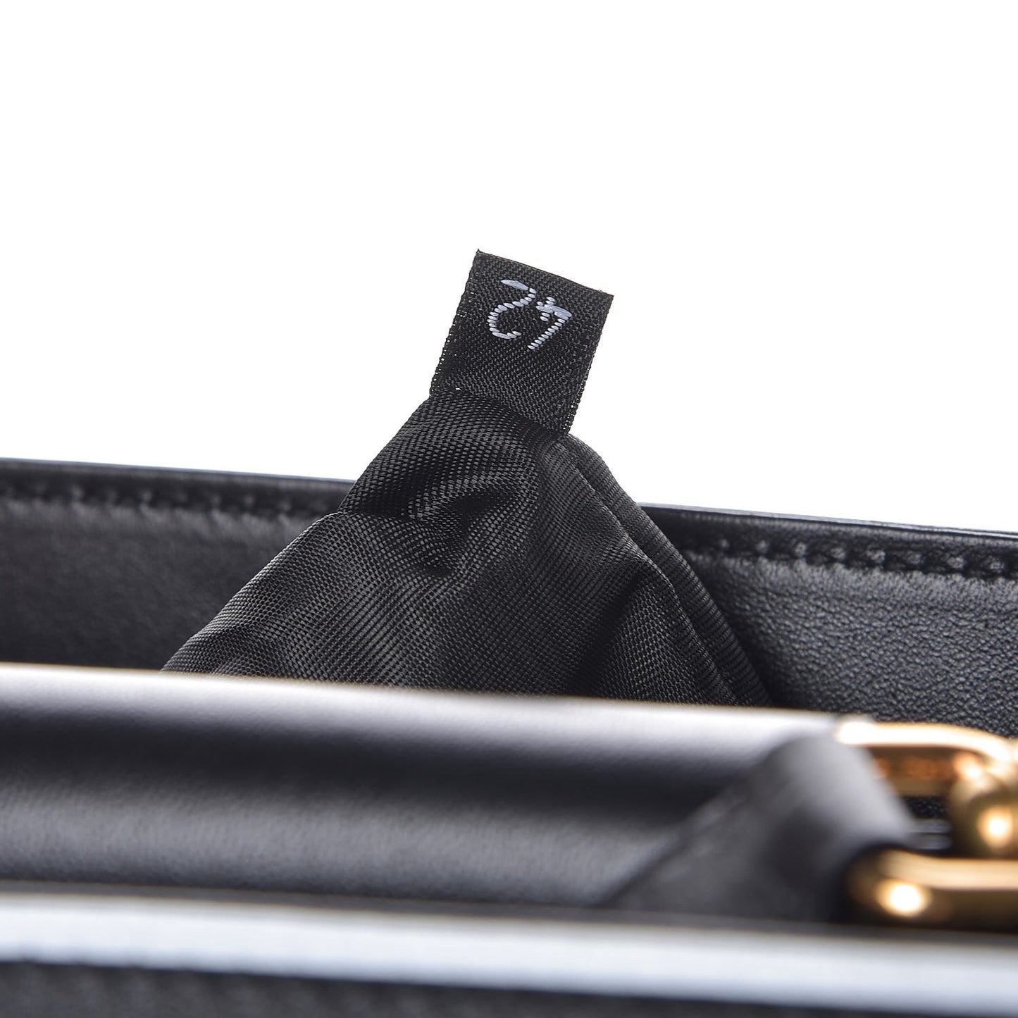 Calfskin Welcome Graffiti Printed Satchel Black