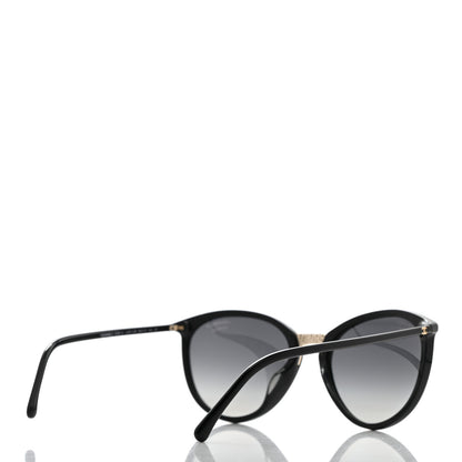 Chanel Acetate Polarized Butterfly Winter Sunglasses 5382-A Black 4 of 8