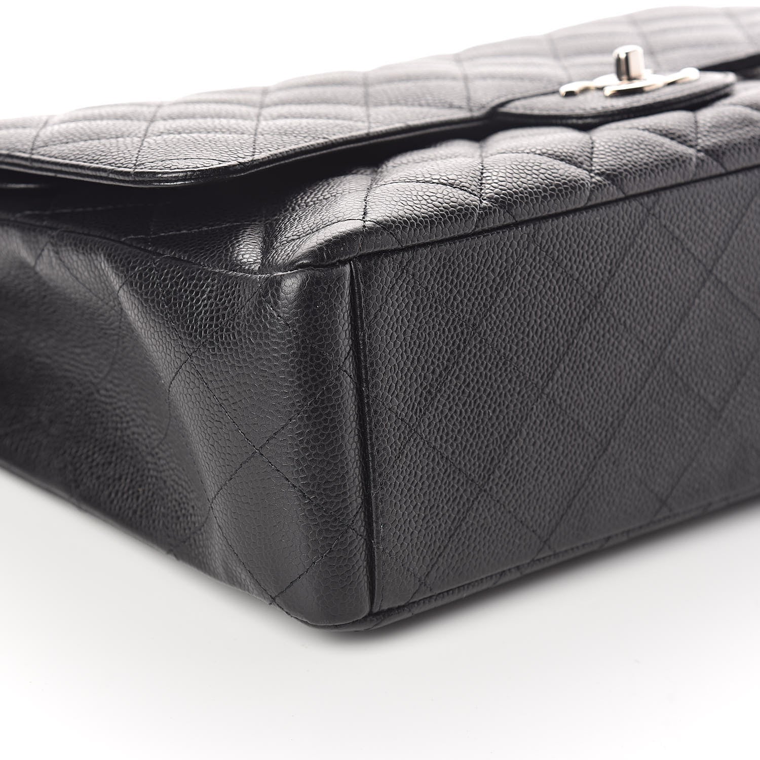 Chanel Caviar Quilted Maxi Double Flap Black 9 of 10