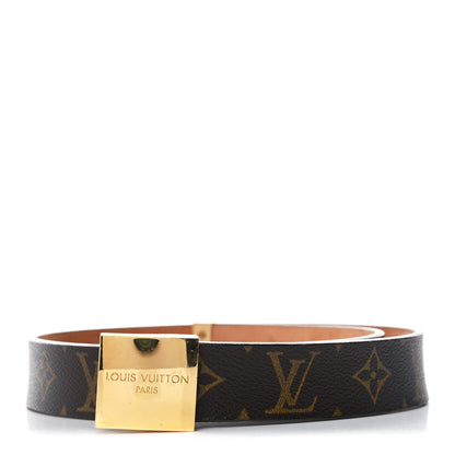 Louis Vuitton Monogram Ceinture Belt Gold Buckle 70 28 1 of 7