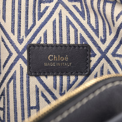 Chloe Calfskin Small Daria Full Blue 7 of 10