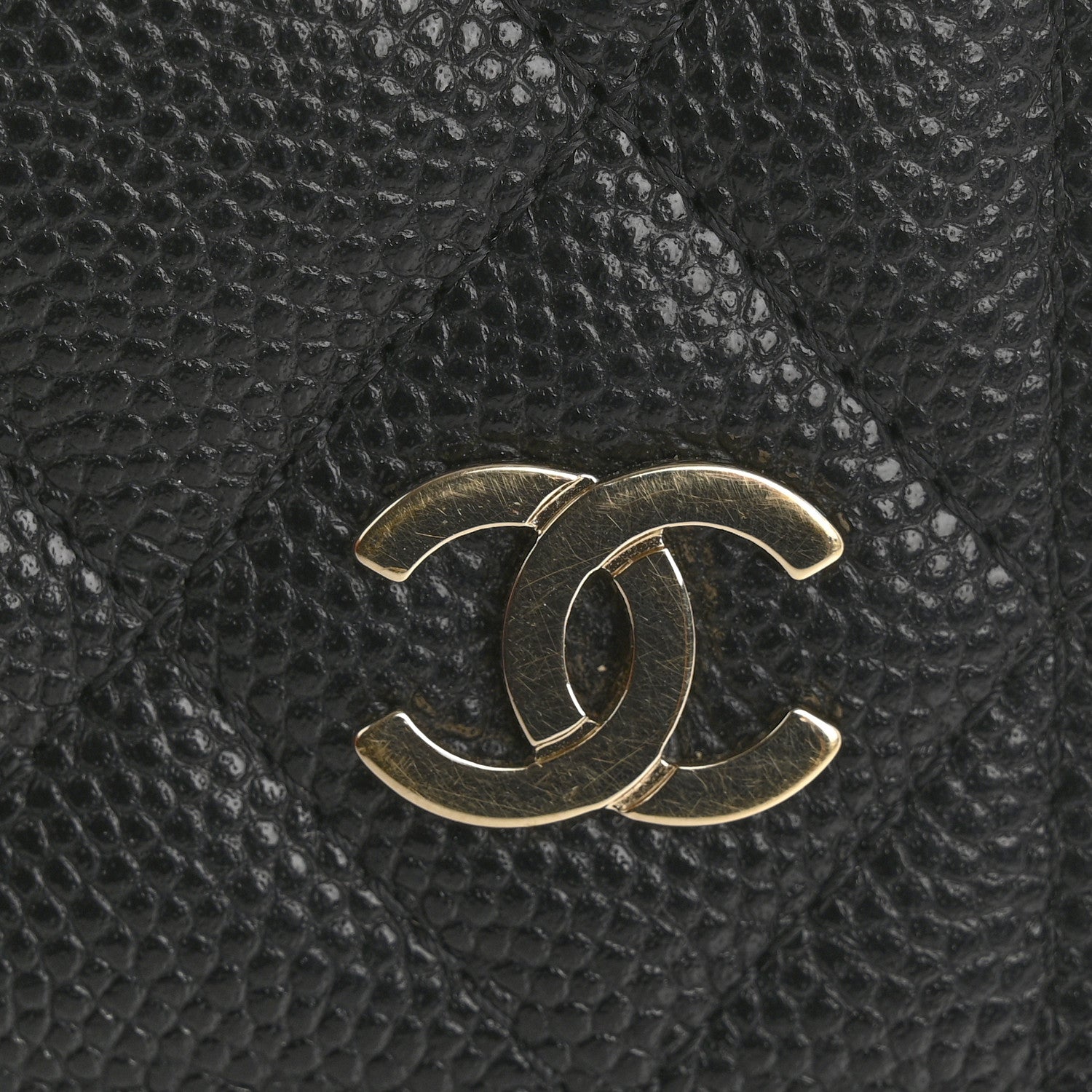 Chanel Caviar Quilted Card Holder Wallet Black 9 of 11