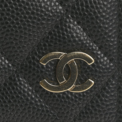 Chanel Caviar Quilted Card Holder Wallet Black 9 of 11