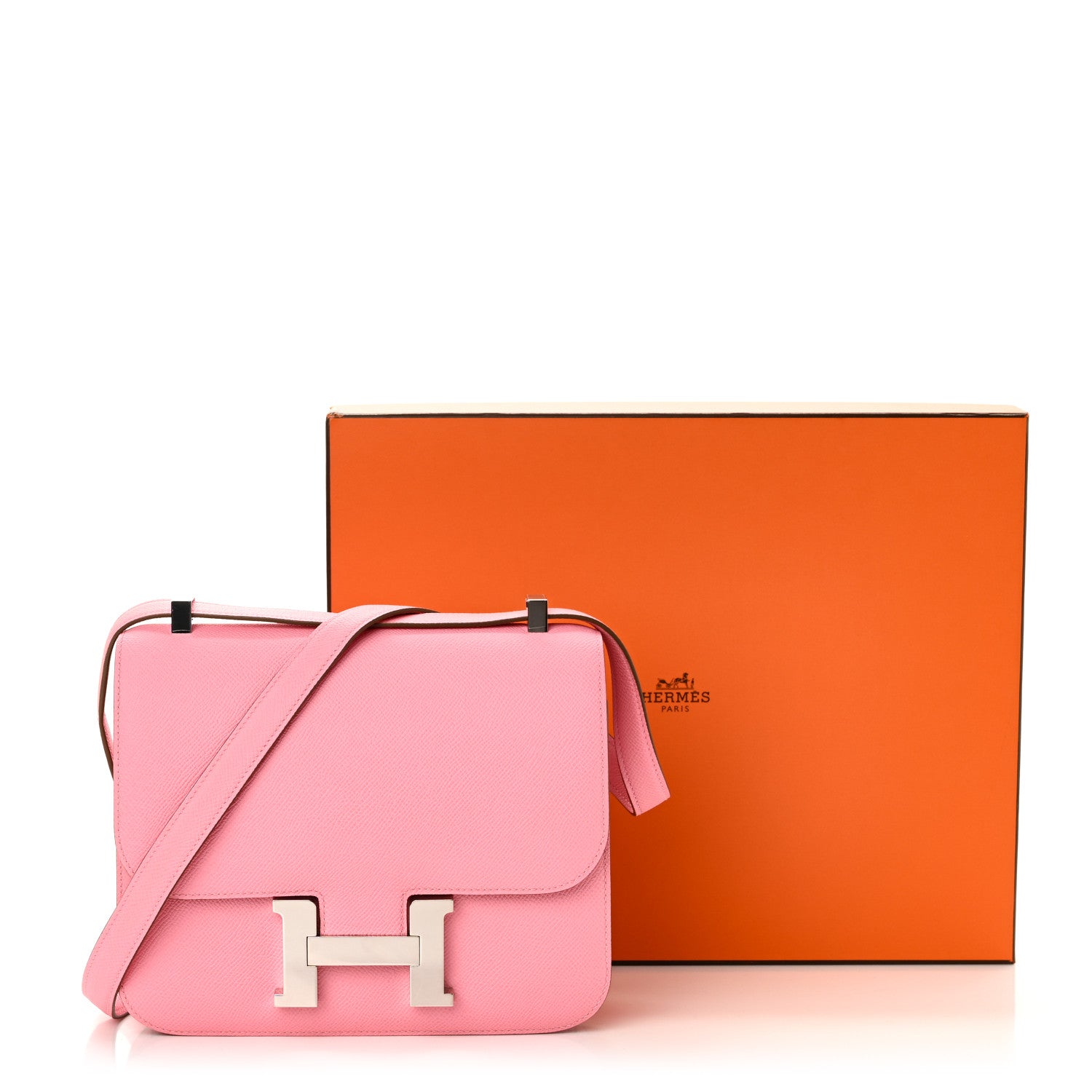 Hermes Epsom Constance 24 Rose Confetti 18 of 20