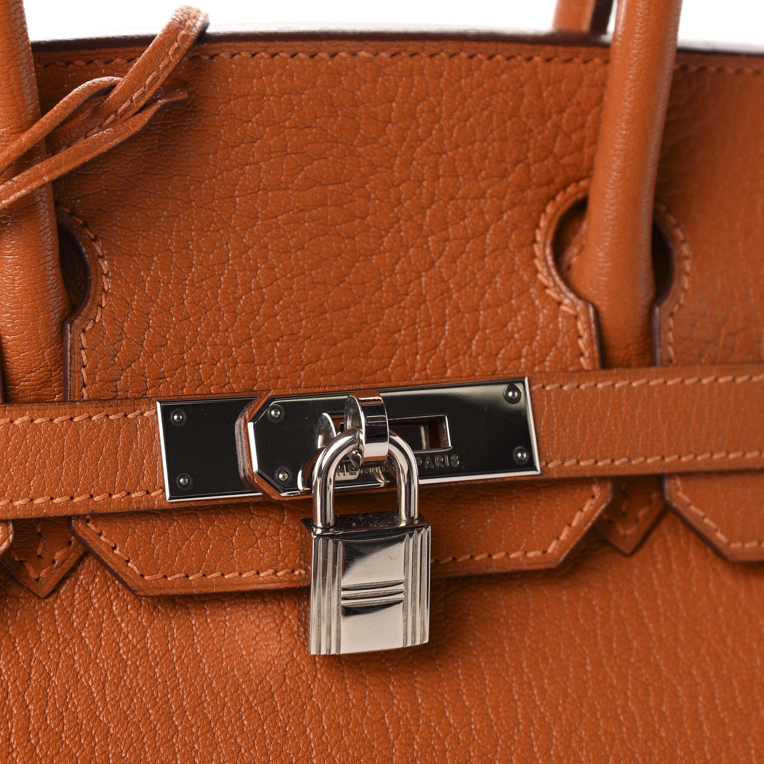Hermes Chevre De Coromandel Birkin 30 Potiron 12 of 16