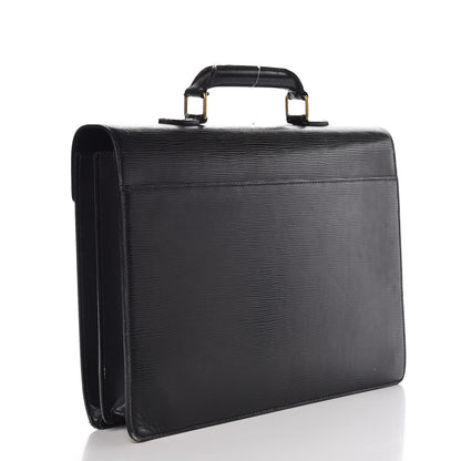 Louis Vuitton Epi Serviette Conseiller Briefcase Black 3 of 19