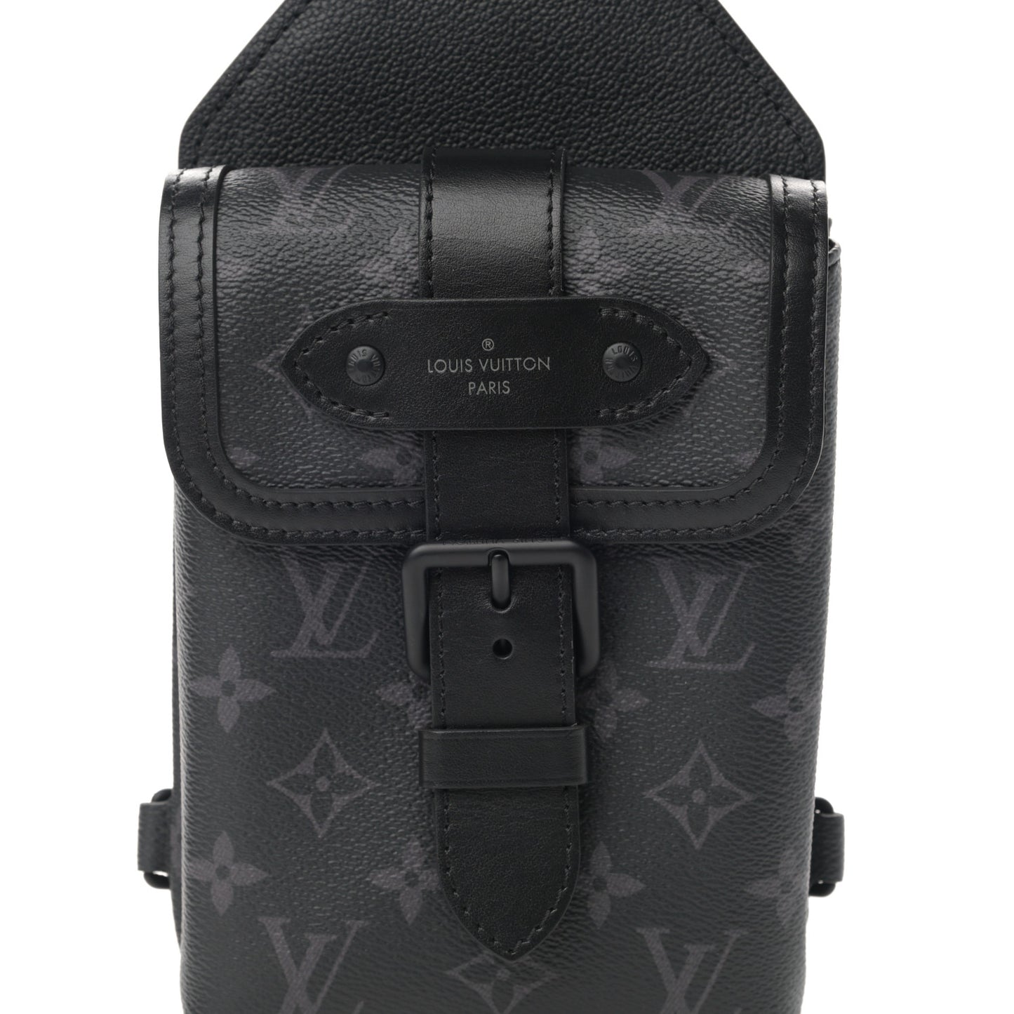 Monogram Eclipse Saumur Slingbag Black