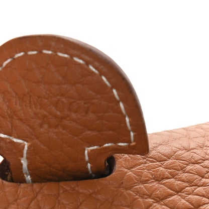 Hermes Taurillon Clemence Evelyne III PM Gold 7 of 16