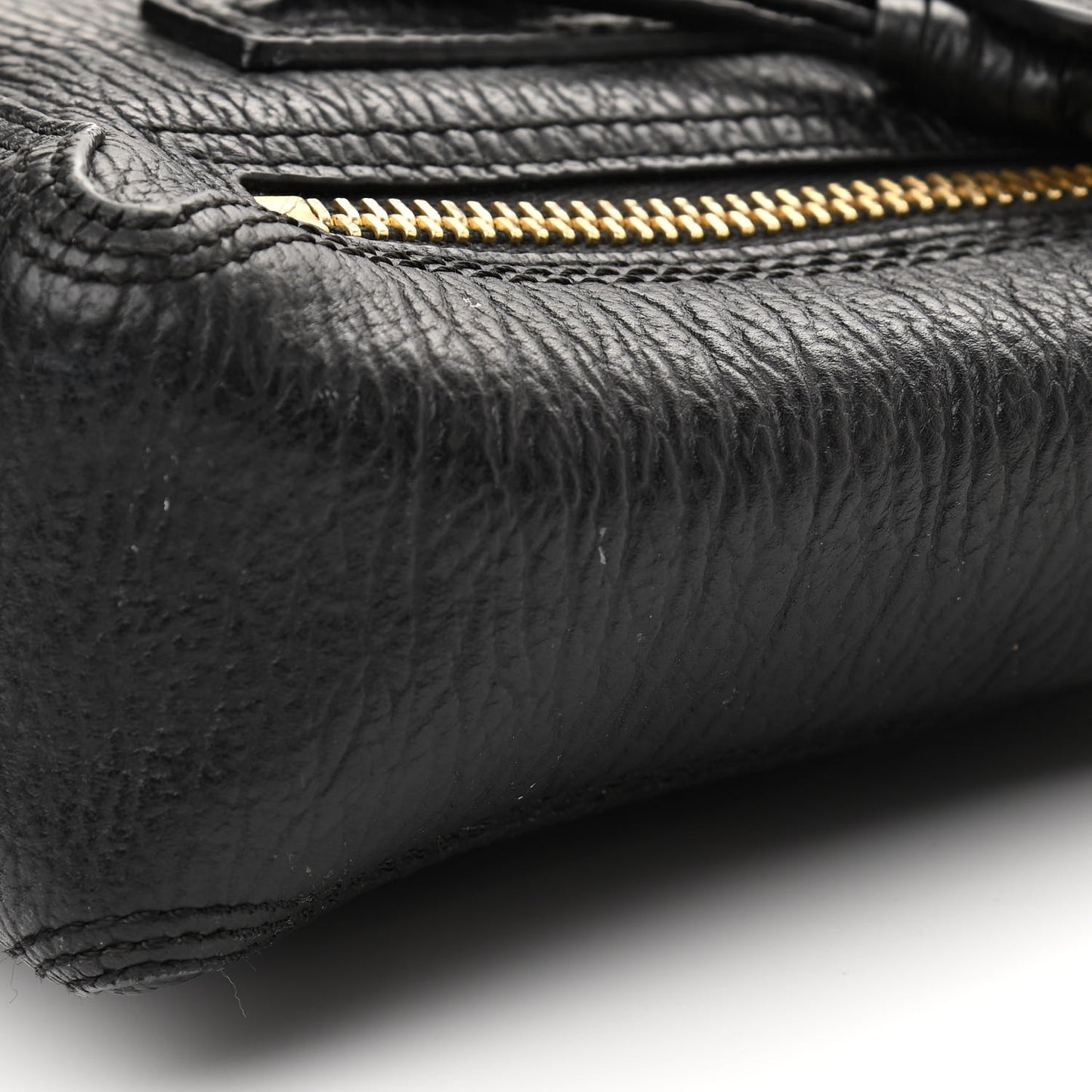 Textured Calfskin Mini Pashli Satchel Black