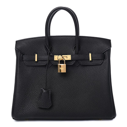 Hermes Togo Birkin 25 Black 1 of 10