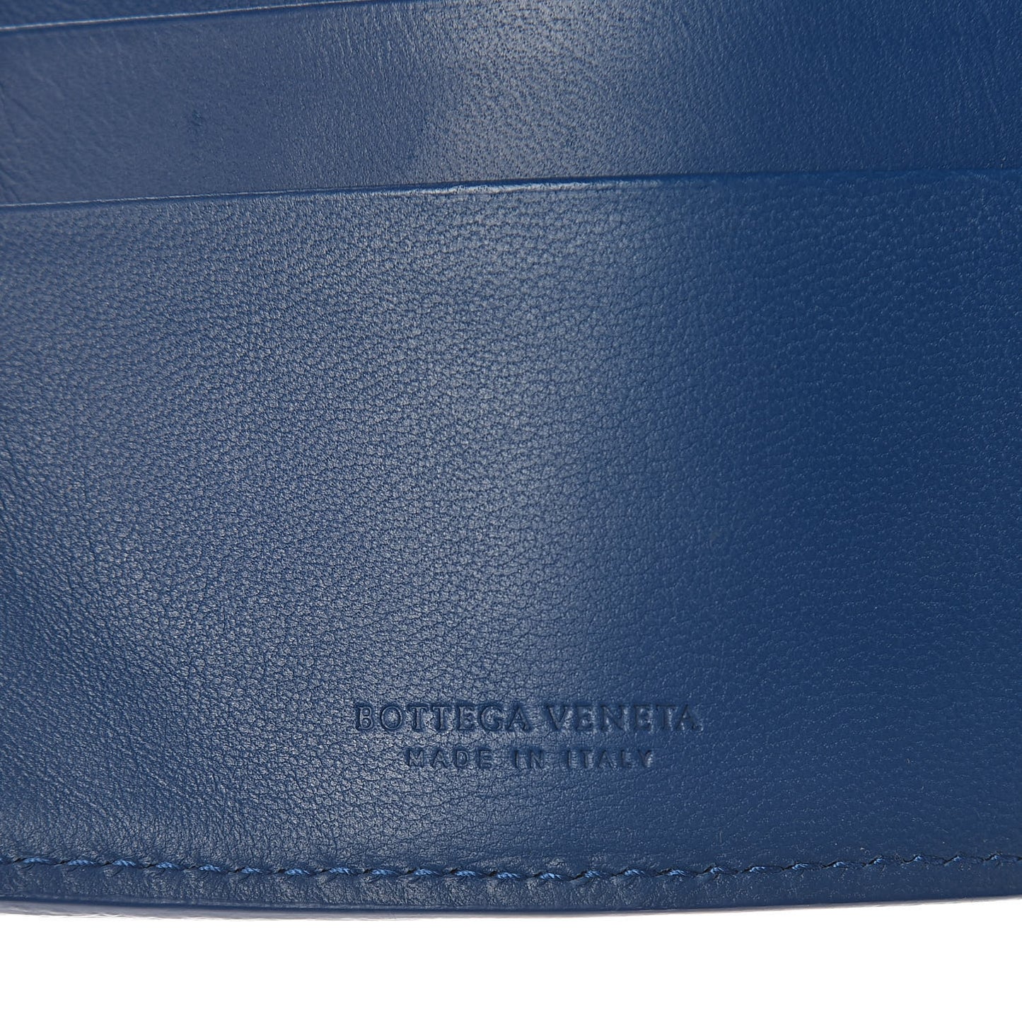 Nappa Intrecciato Continental Wallet Bleuette