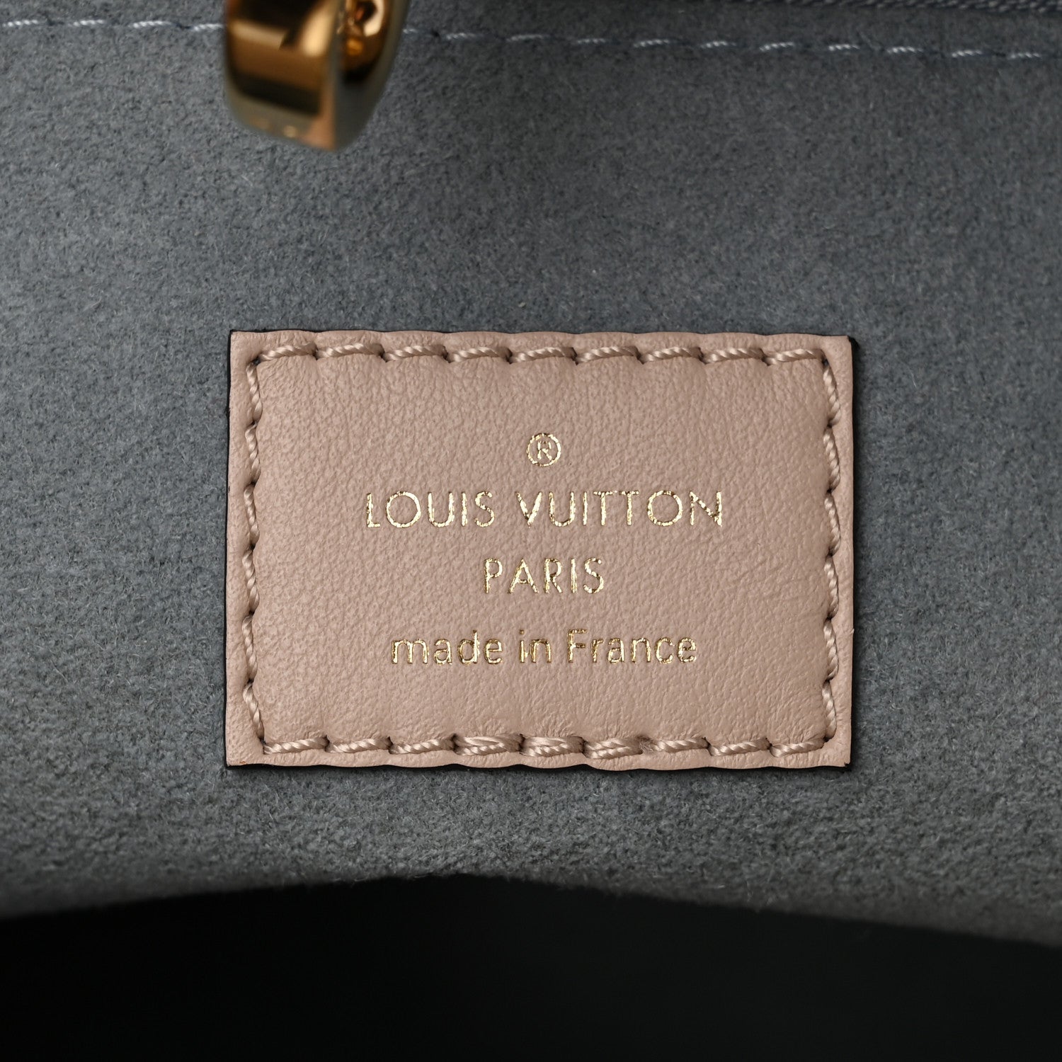 Louis Vuitton Calfskin Monogram On My Side PM Greige 6 of 9