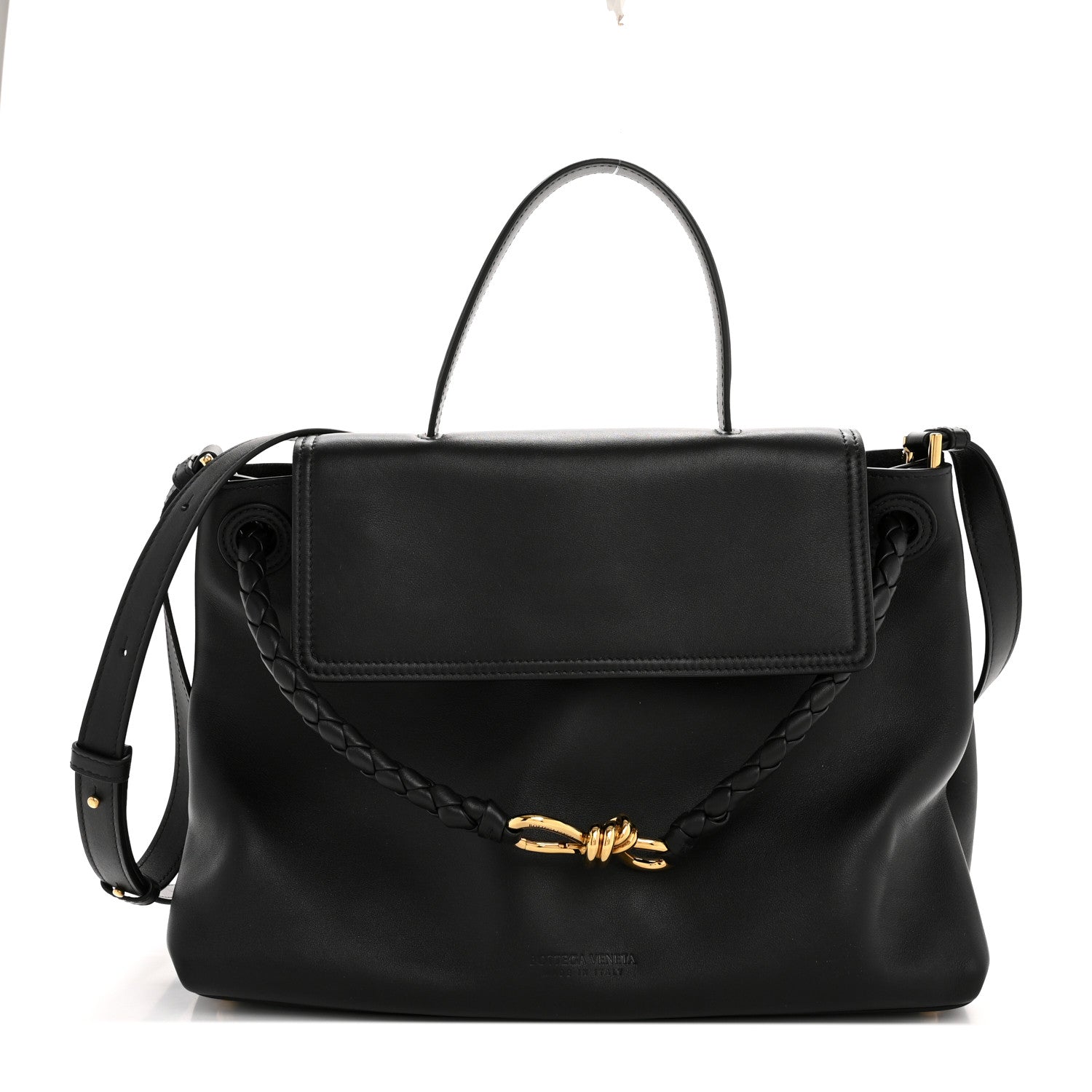 Bottega Veneta Silky Calfskin Medium Ciao Ciao Black 1 of 13