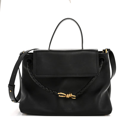 Bottega Veneta Silky Calfskin Medium Ciao Ciao Black 1 of 13