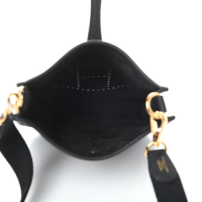 Hermes Taurillon Clemence Evelyne TPM Black 5 of 11