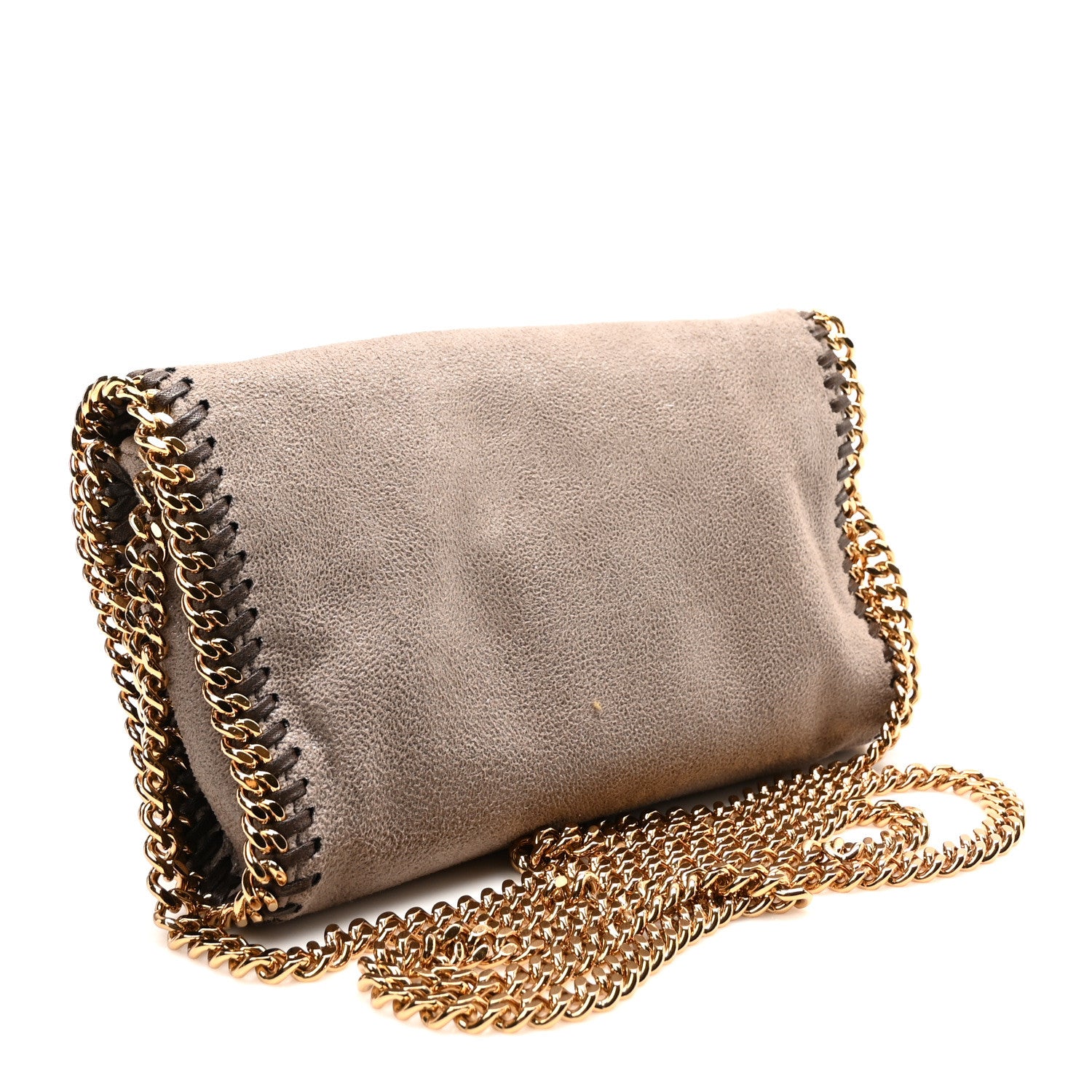 Stella McCartney Shaggy Deer Falabella Crossbody Bag Light Grey 3 of 9