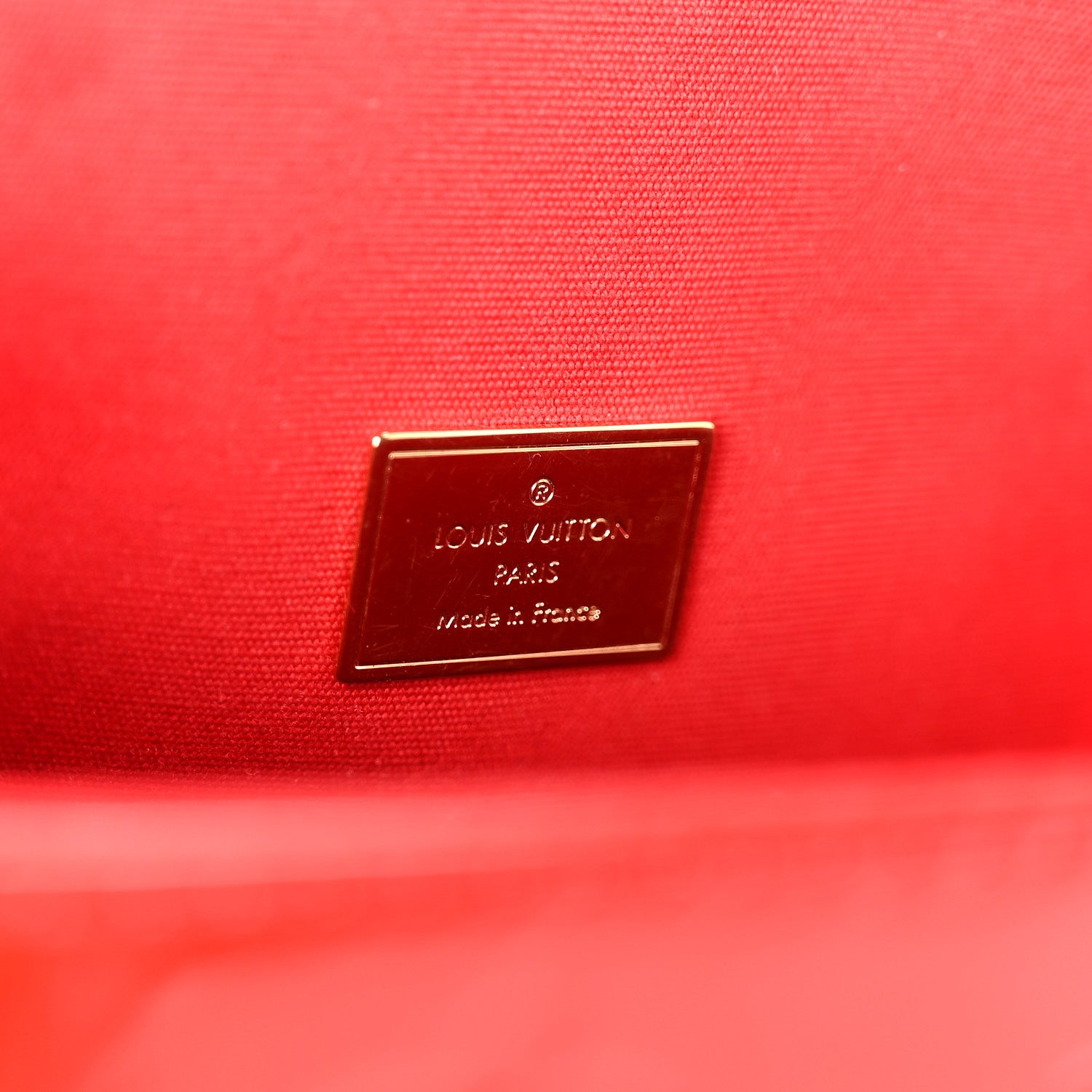 美品　ルイ・ヴィトン　ヴィヴィエンヌ・レッド Louis Vuitton Vernis Brentwood Framboise 1866771 – FASHIONPHILE