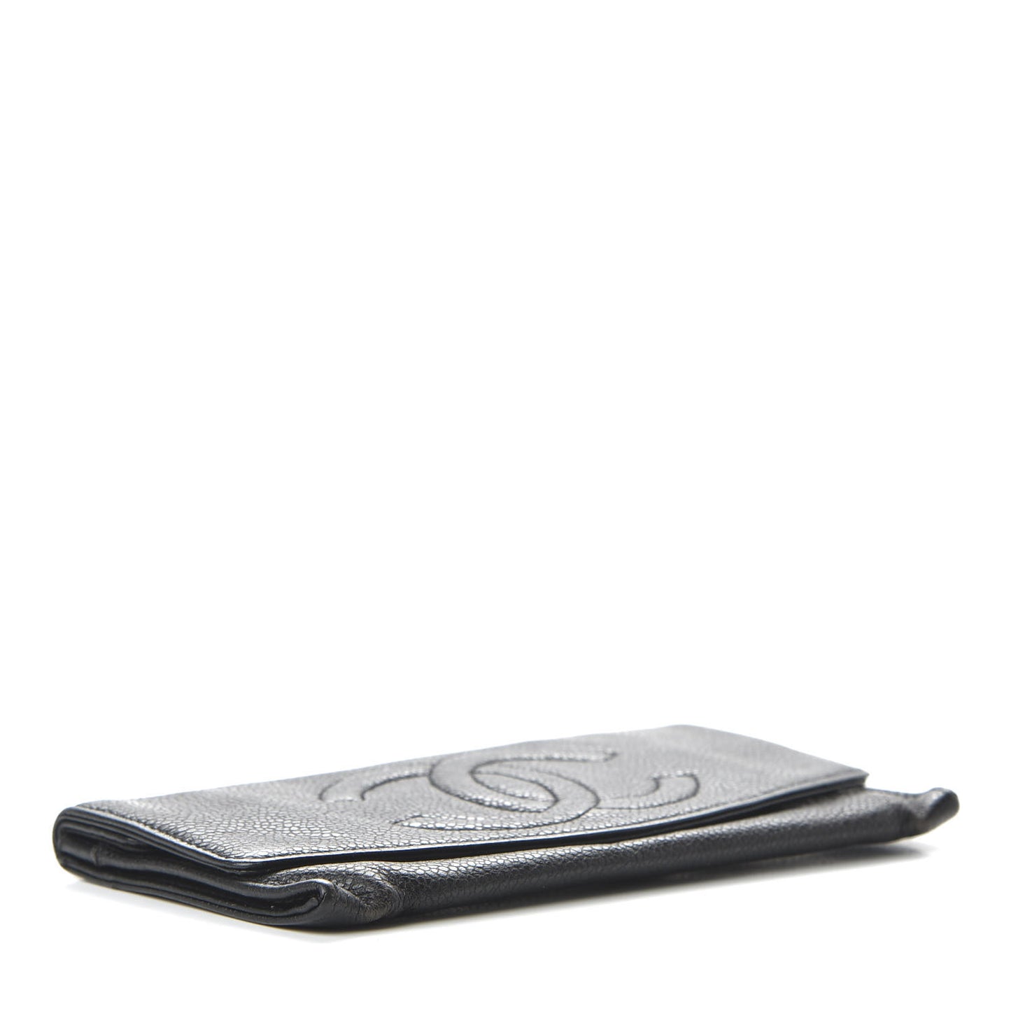 Caviar Timeless CC Flap Wallet Black