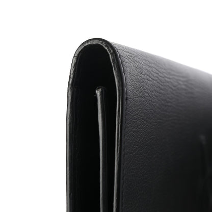 Saint Laurent Calfskin Monogram Large Belle De Jour Clutch Black 14 of 15