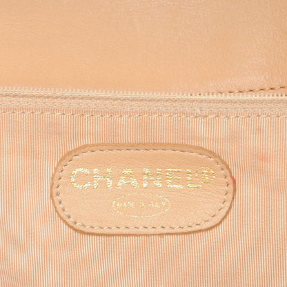 Chanel Lambskin CC Flap Clutch Beige 7 of 11