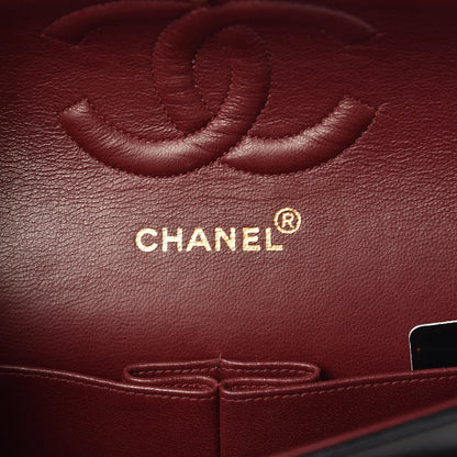 Chanel Lambskin Quilted Medium Double Flap Black 6 of 15