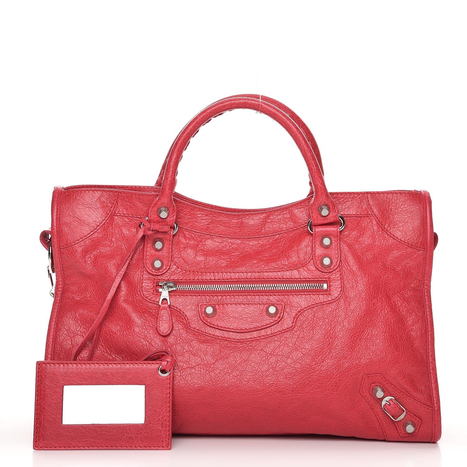 Balenciaga Agneau Giant 12 Silver Hardware City Rose Thulian 1 of 8