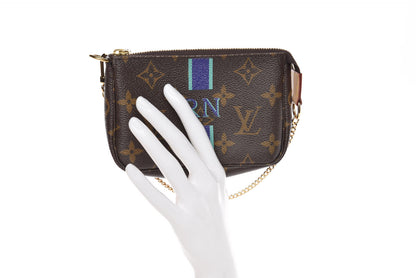 Louis Vuitton Monogram My LV Heritage Mini Pochette Accessories Violet Vert Clair 2 of 7