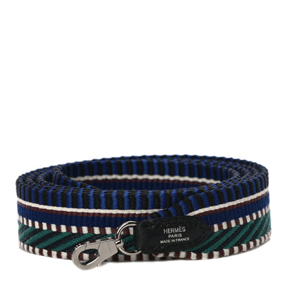 Hermes Toile Swift 25mm Sangle Cavale Shoulder Strap Malachite Bleu Electrique Black 1 of 6