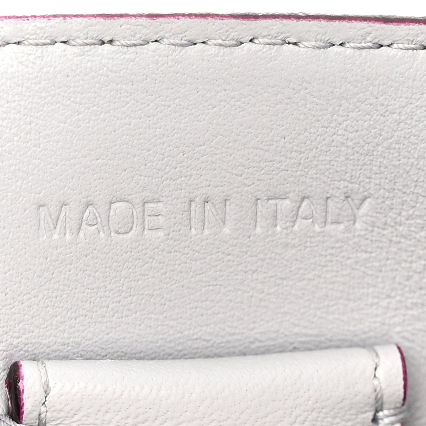 Smooth Calfskin Patent Medium Diorissimo Tote White Grey