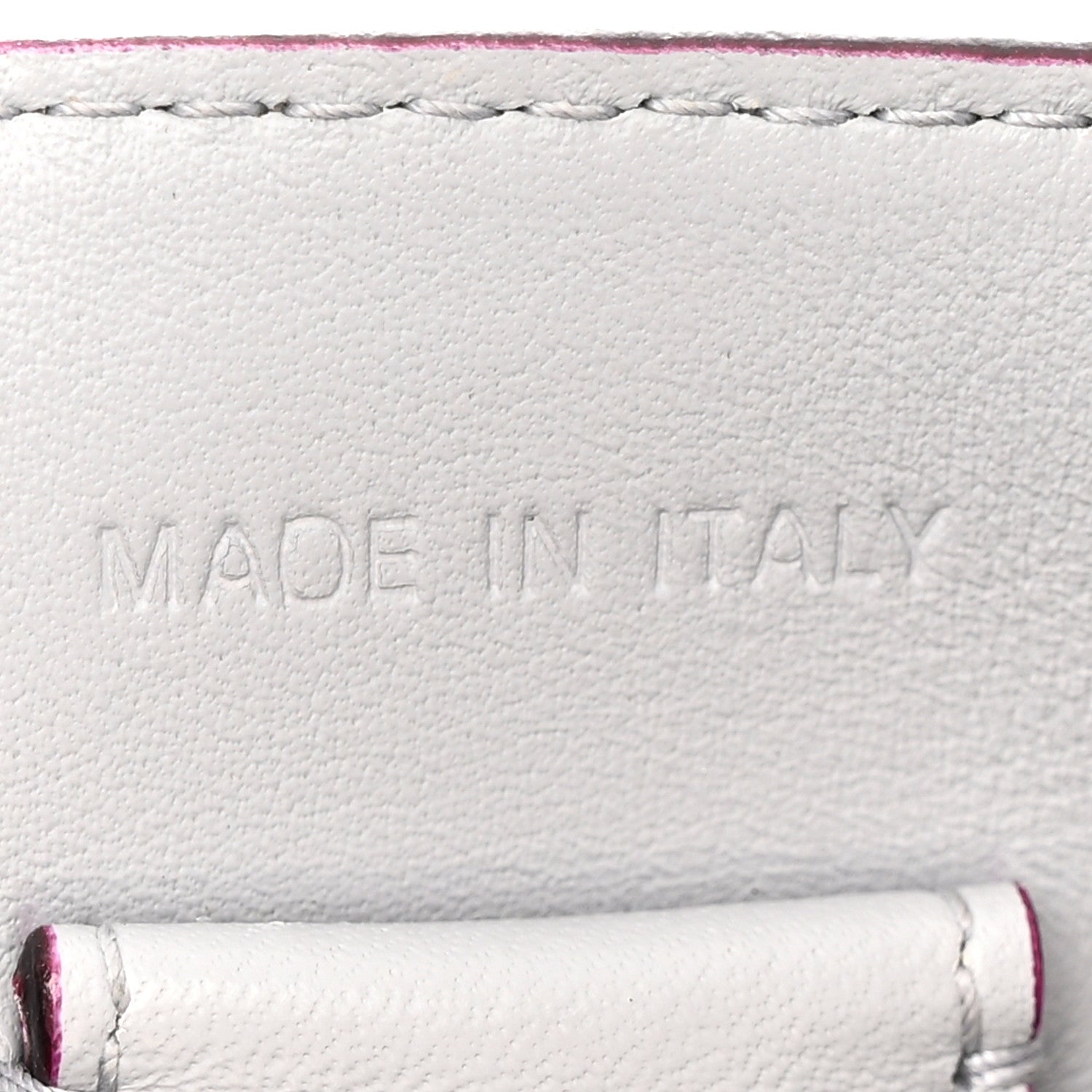 Christian Dior Smooth Calfskin Patent Medium Diorissimo Tote White Grey 7 of 19