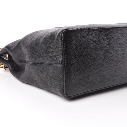 Gucci Pebbled Calfskin Large Soho Hobo Black 9 of 14