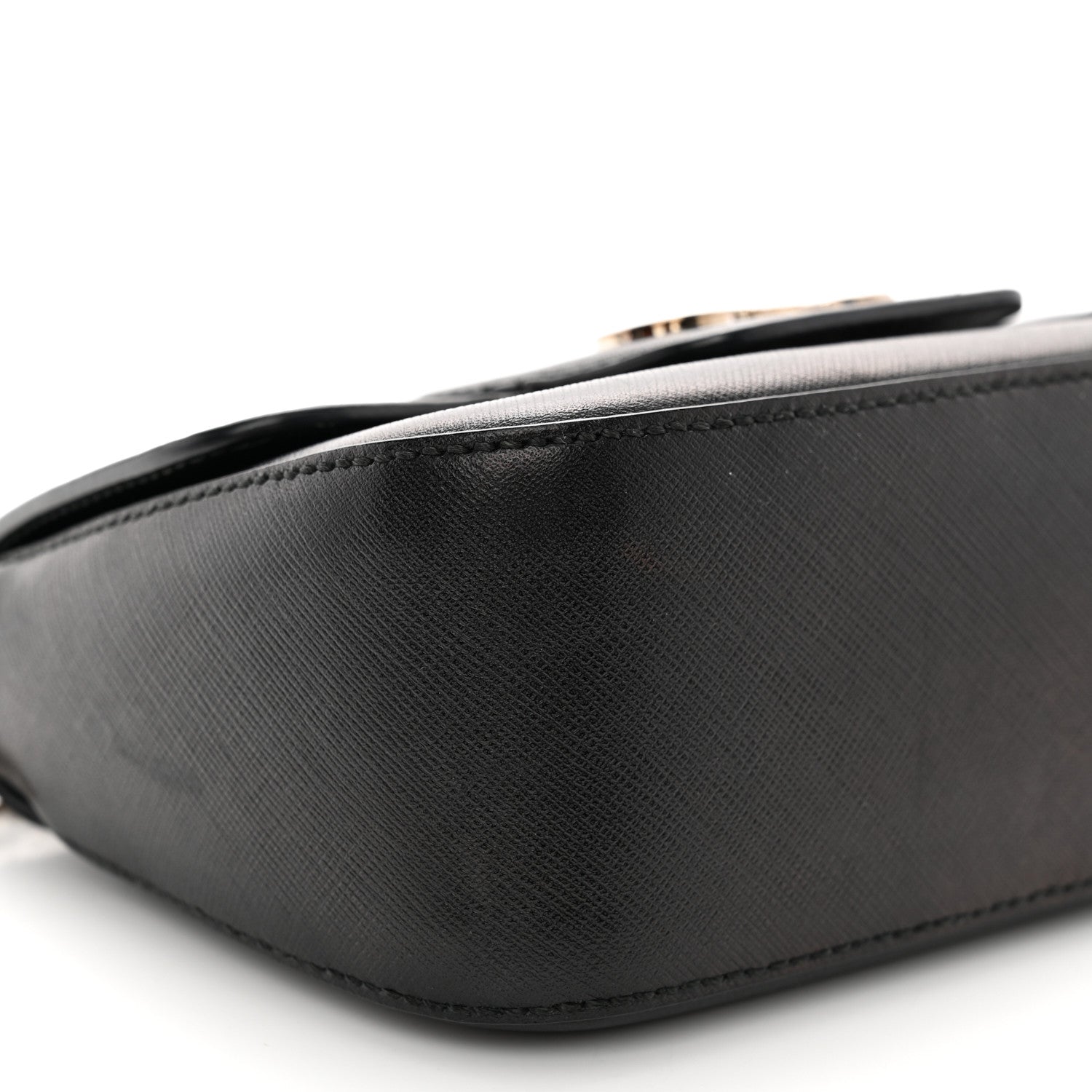 Salvatore Ferragamo Saffiano Paris Crossbody Bag Black 9 of 11