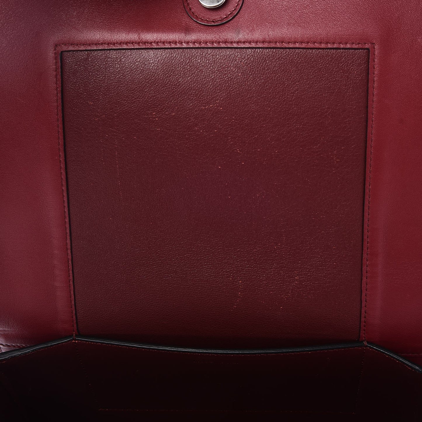 Shiny Smooth Calfskin Medium Frame Shoulder Bag Red Navy