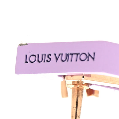 Louis Vuitton Crystal LV Iconic Sweety Earrings Lilac 4 of 5
