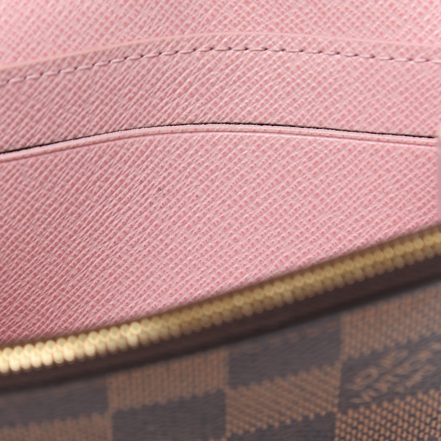 Louis Vuitton Damier Ebene Rosalie Coin Purse Rose Ballerine 10 of 11