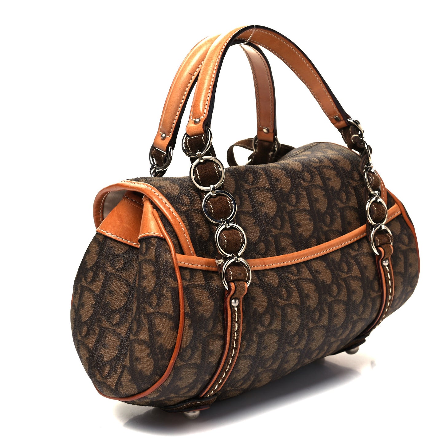 Monogram Romantique Trotter Flap Bag Brown