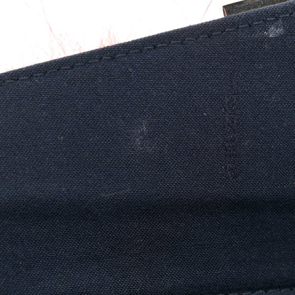 Fendi Vitello Dolce Fox Fur Monster Eyes Mini 2Jours Pouch Navy 14 of 15