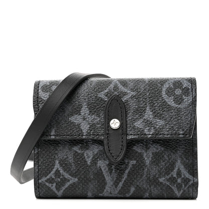 Louis Vuitton Monogram Pastel Cross Card Holder Black 1 of 8