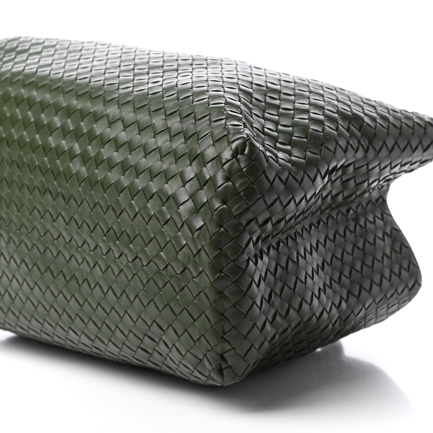 Bottega Veneta Nappa Intrecciato Large Classic Chain Strap Tote Green 9 of 9