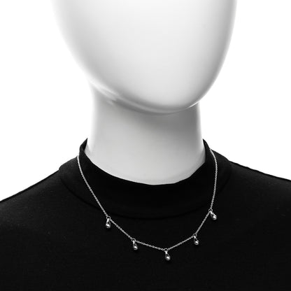 Tiffany Sterling Silver Elsa Peretti Teardrops Necklace 2 of 4