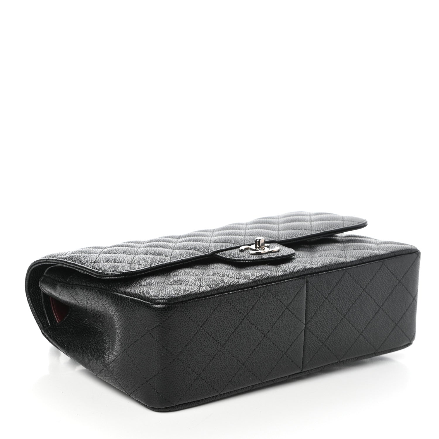 Chanel Caviar Quilted Jumbo Double Flap Black 4 of 10