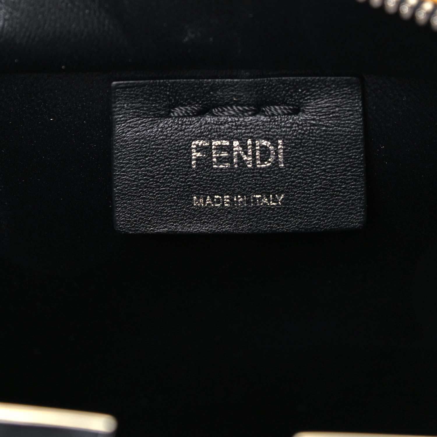 Fendi Vitello Dolce Mini 3Jours Tote Black 8 of 9