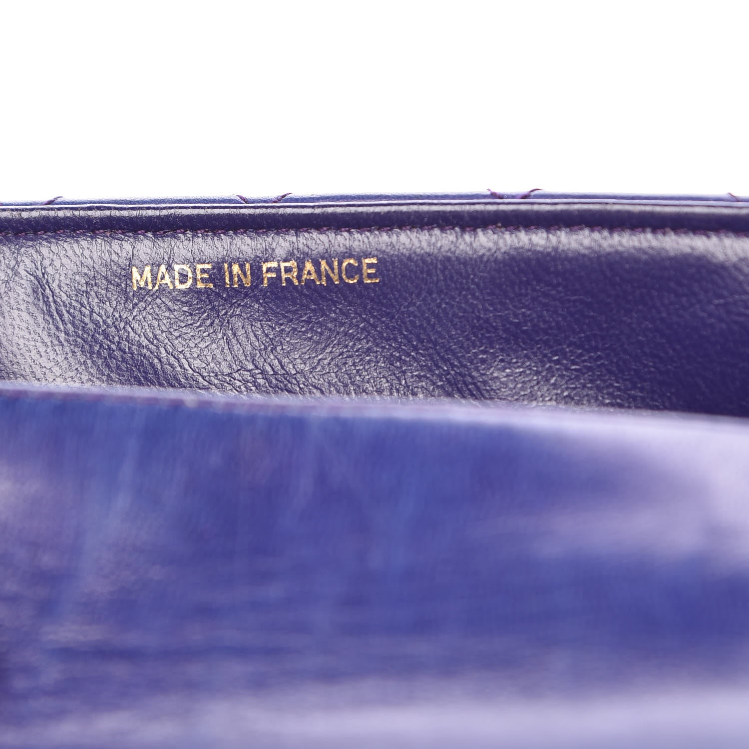 Chanel Lambskin Quilted Small Single Flap Navy 7 of 13