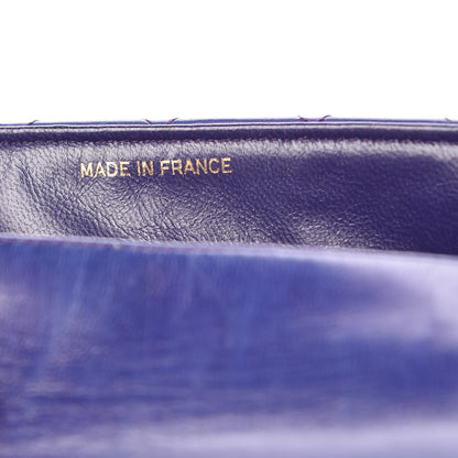 Chanel Lambskin Quilted Small Single Flap Navy 7 of 13