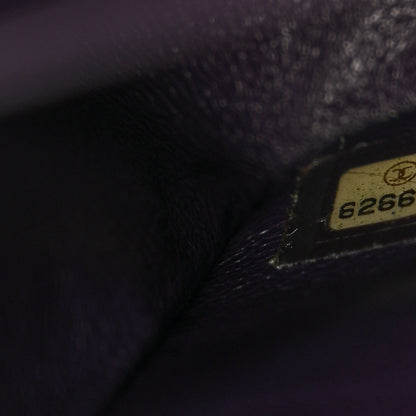 Chanel Caviar Quilted Small Double Flap Dark Purple 7 of 15