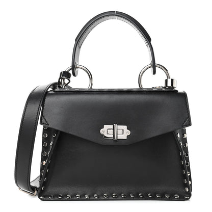 Proenza Schouler Calfskin Small Studded Hava Top Handle Bag Black 1 of 4