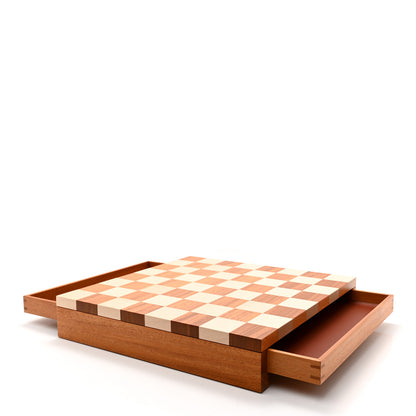 Hermes Sycamore Mahogany Lambskin Chess Game 2 of 9
