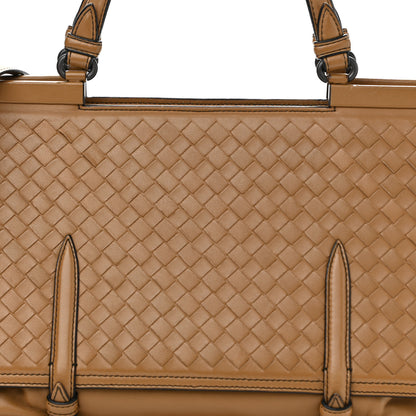 Bottega Veneta Nappa Intrecciato Top Handle Tote Camel 8 of 10