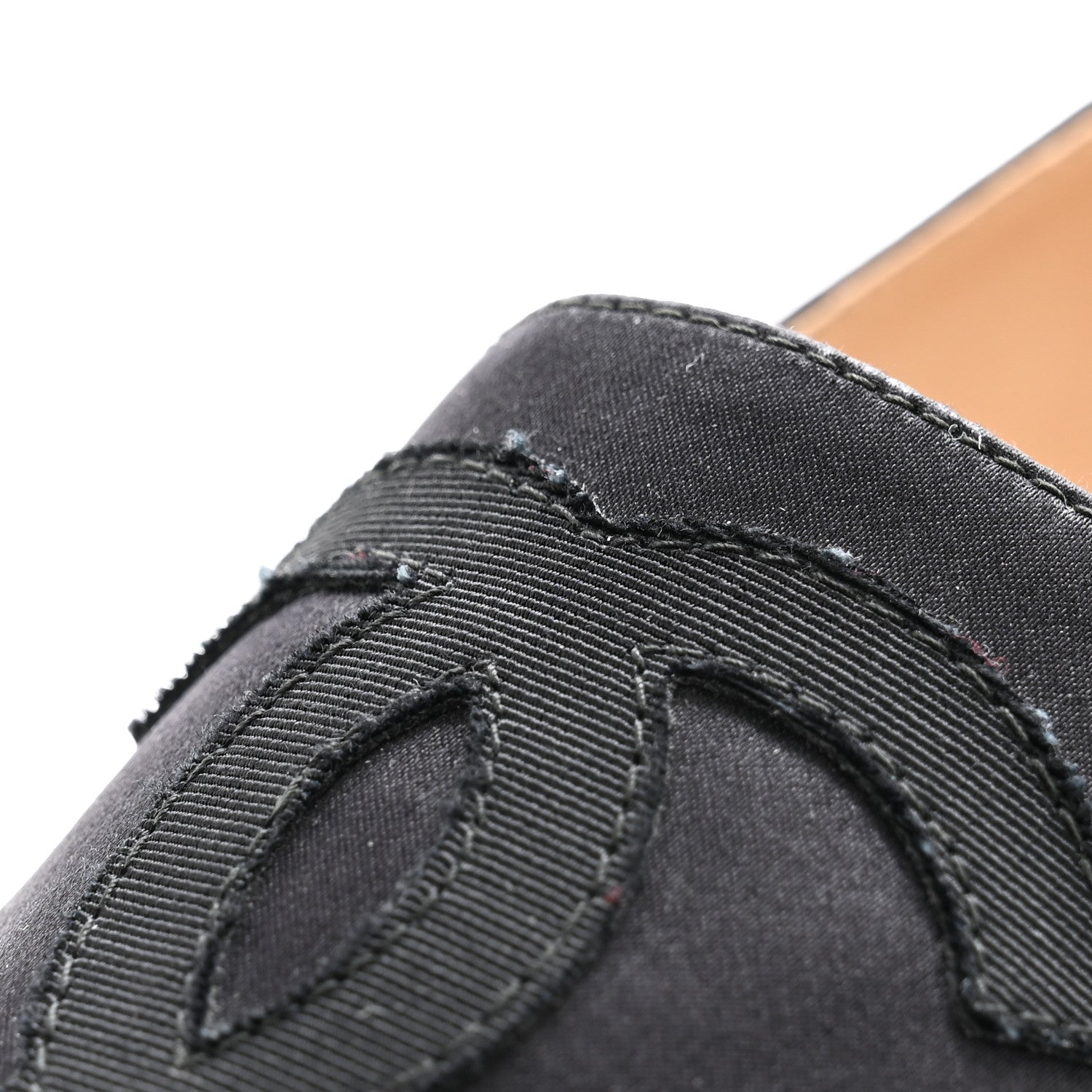 Chanel Satin Grosgrain CC Espadrilles 39 Black 10 of 10